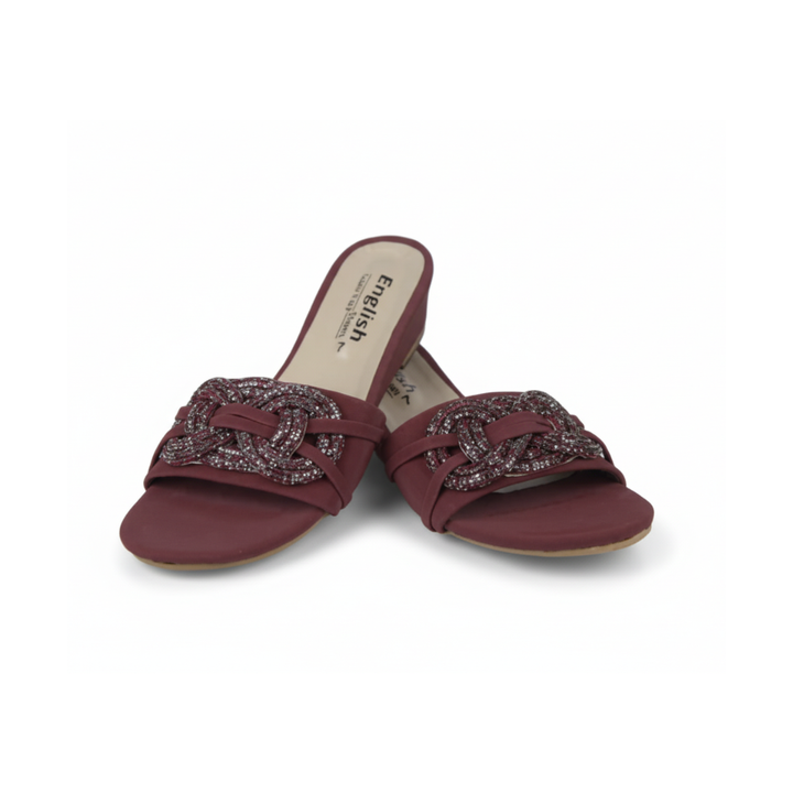 Flat Buckle Strap Slipper