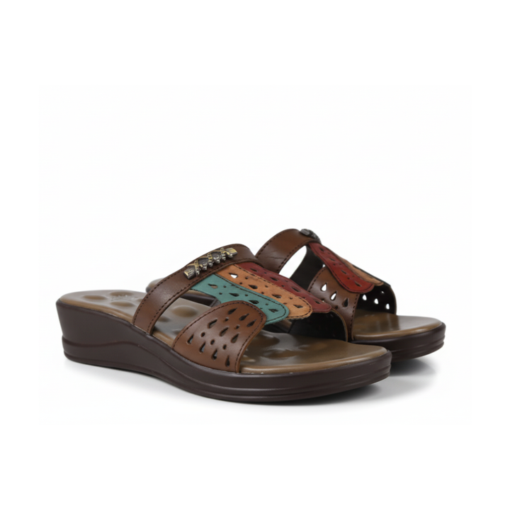 Multi-Color Strap Slippers