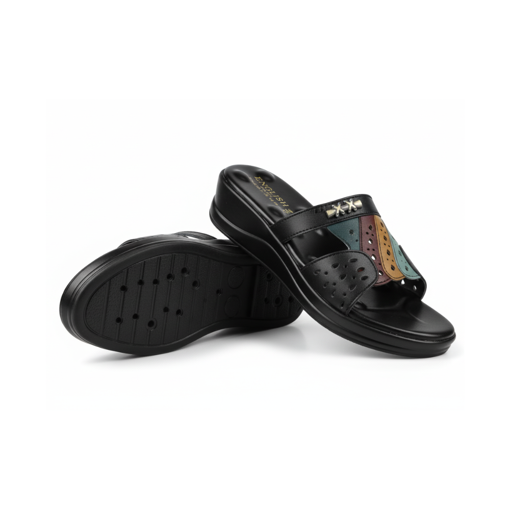 Multi-Color Strap Slippers