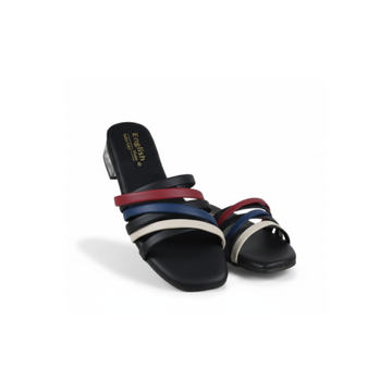 Women's Multi-Color Strap Flat Slippers