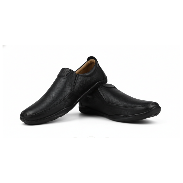 MetroMile Black Loafers