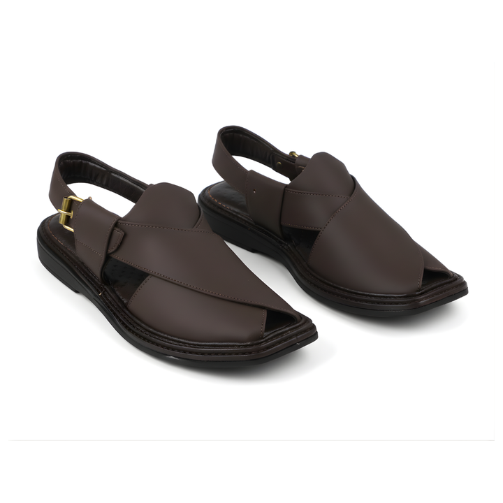 Traditional Round-Toe Peshawari Chappal