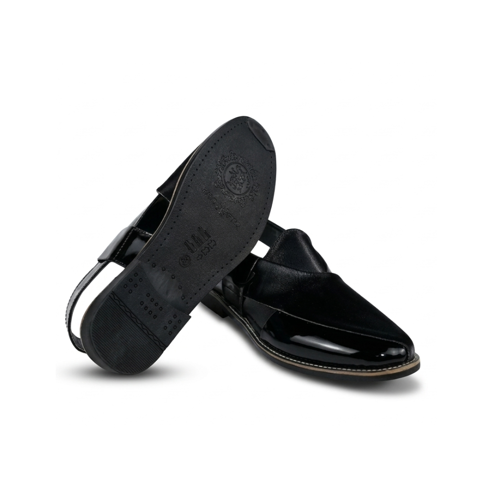 Black khari with a white background