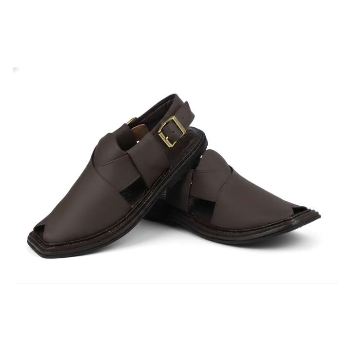 Traditional Round-Toe Peshawari Chappal