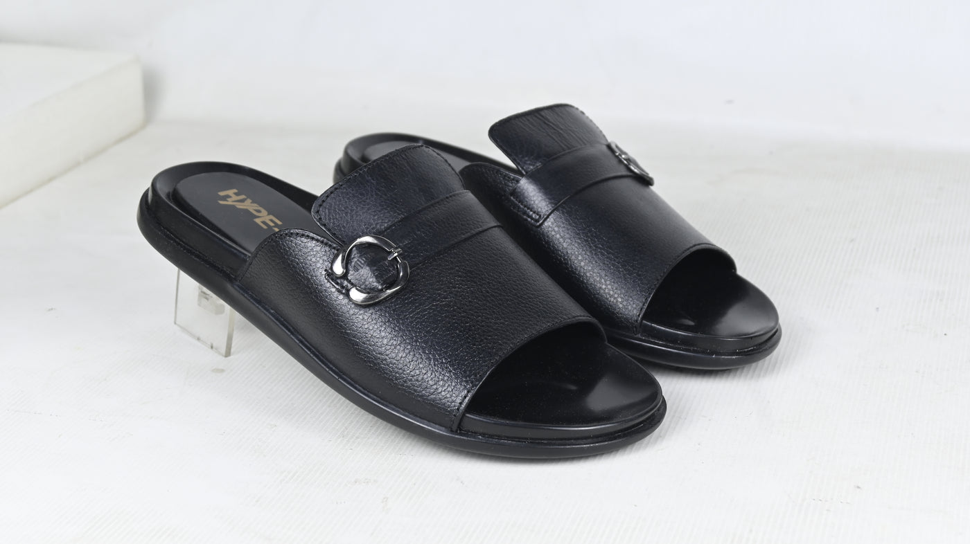 SleekStep Buckle Slippers