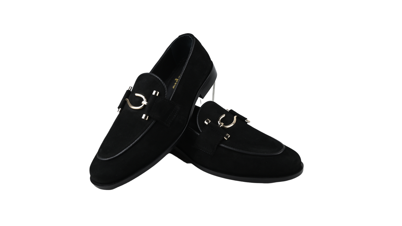 VelvetBond Suede Bit Loafers