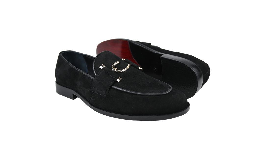VelvetBond Suede Bit Loafers