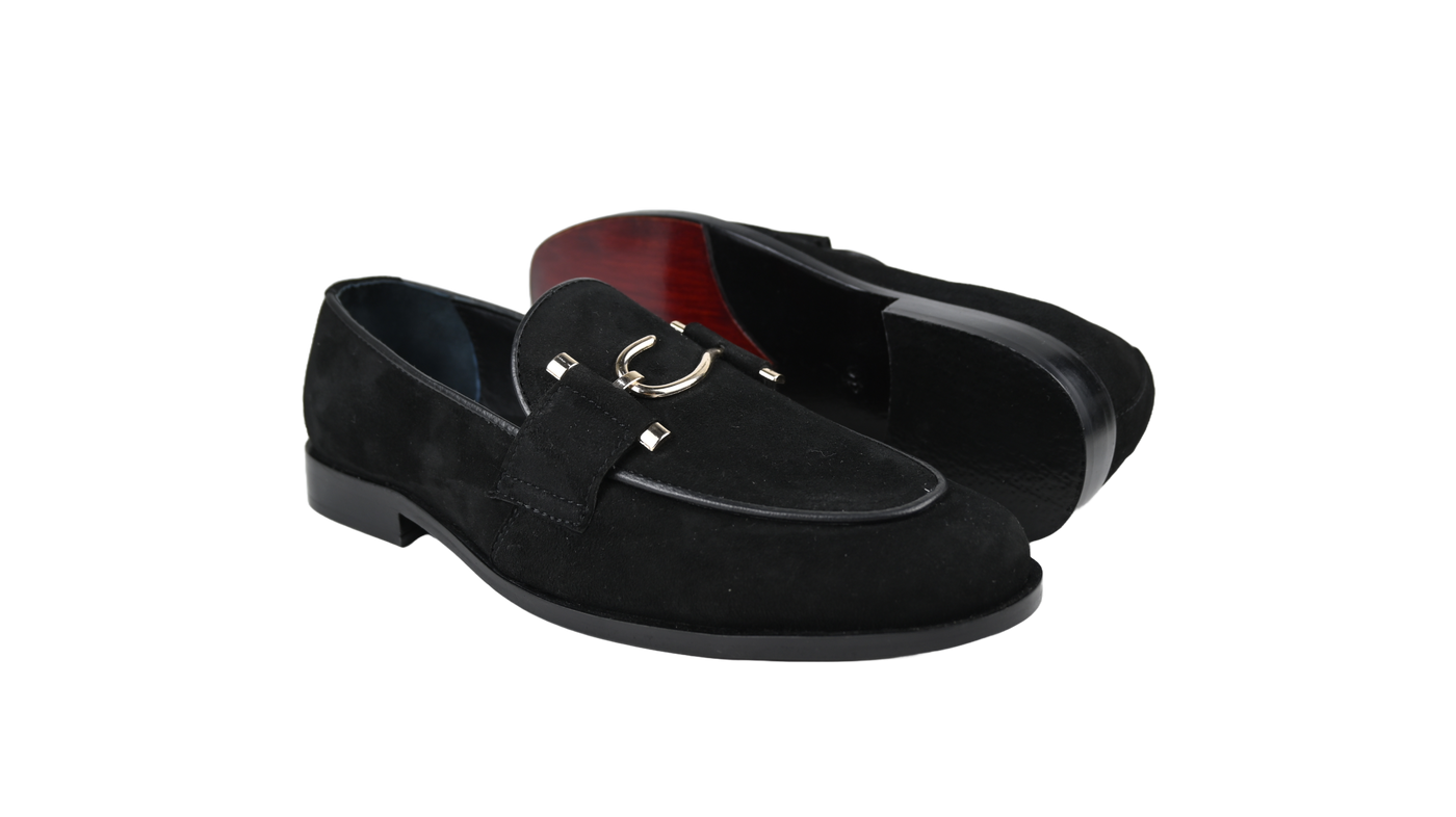VelvetBond Suede Bit Loafers