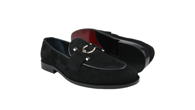 VelvetBond Suede Bit Loafers