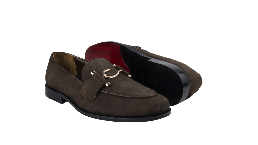 VelvetBond Suede Bit Loafers