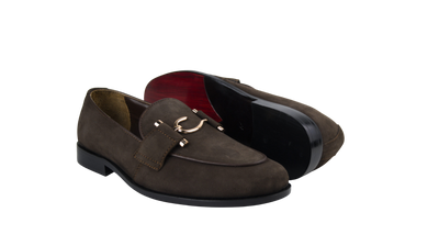VelvetBond Suede Bit Loafers