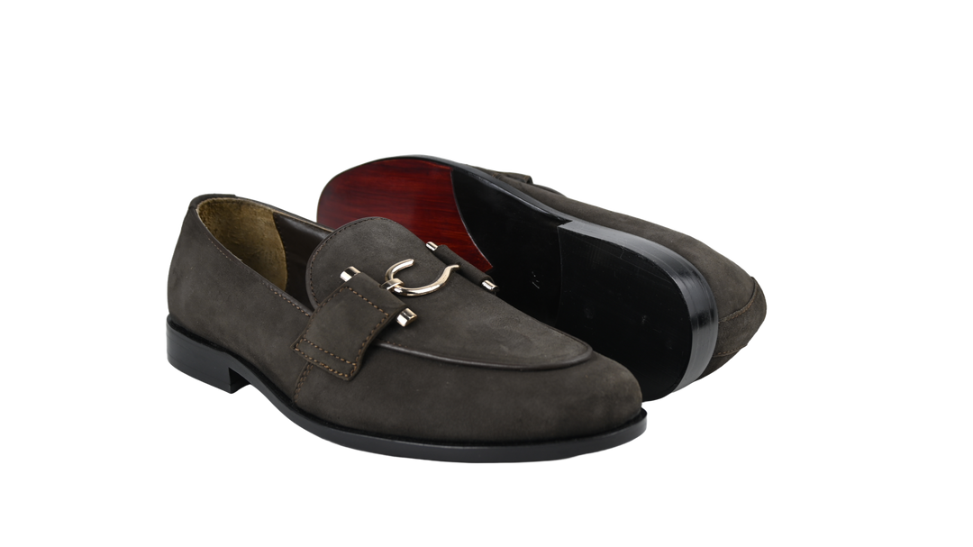 VelvetBond Suede Bit Loafers