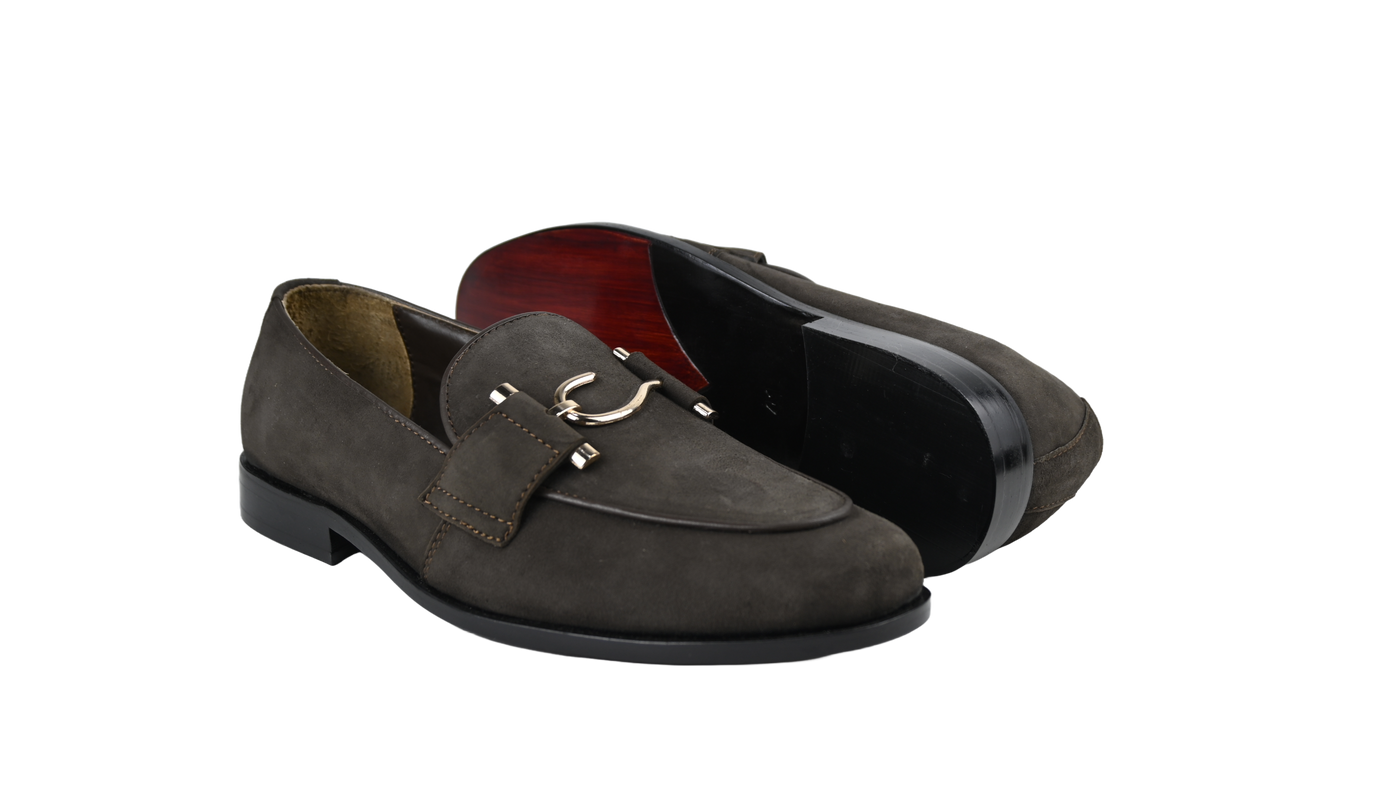 VelvetBond Suede Bit Loafers