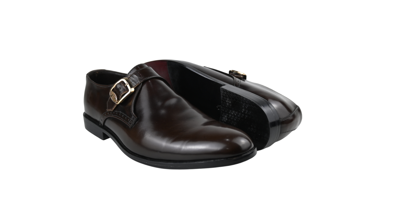 MonkEdge Single Buckle Shoes