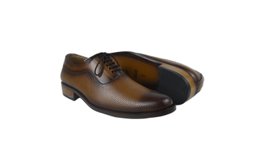 Perforated Lace-Up Derbys