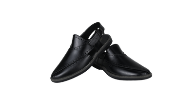 Brogue-Detail Classic Peshawari Chappal