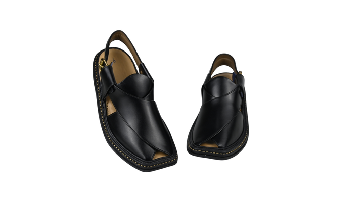 Traditional Round-Toe Peshawari Chappal