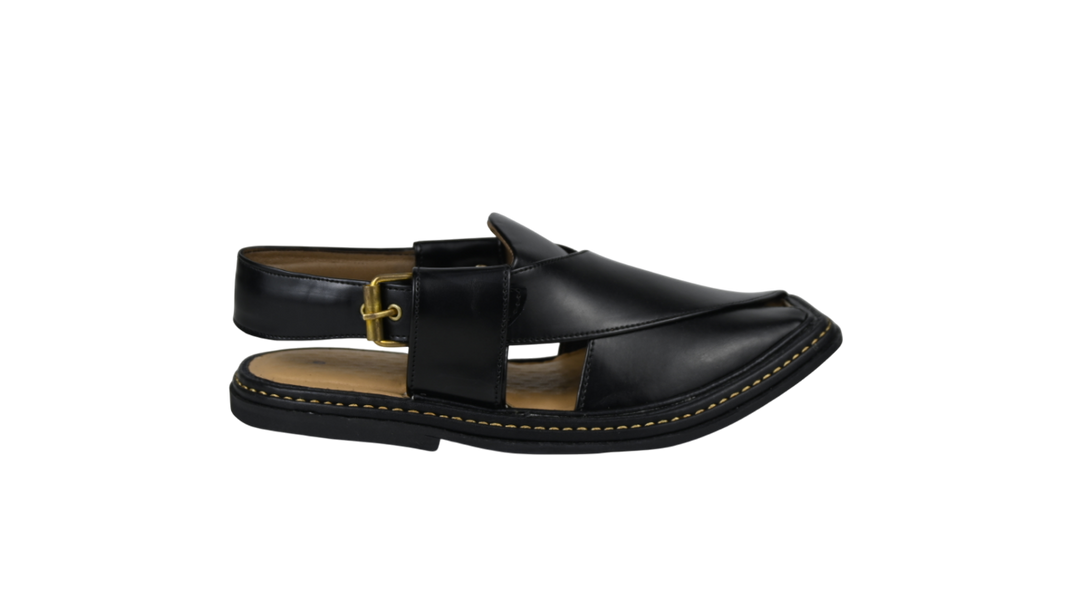 Traditional Round-Toe Peshawari Chappal