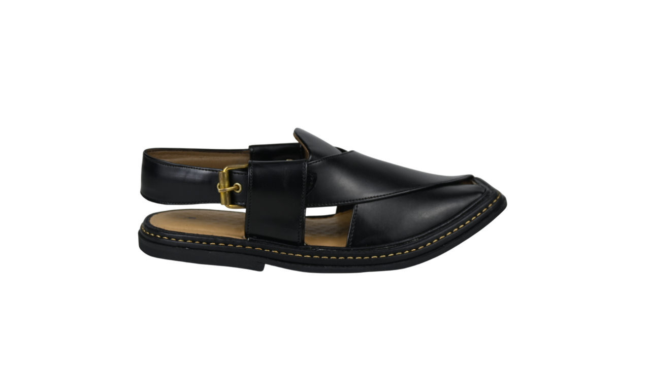 Traditional Round-Toe Peshawari Chappal