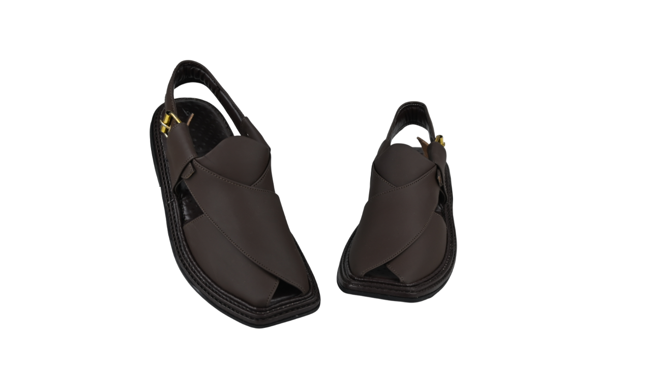 Traditional Round-Toe Peshawari Chappal