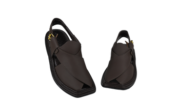 Traditional Round-Toe Peshawari Chappal