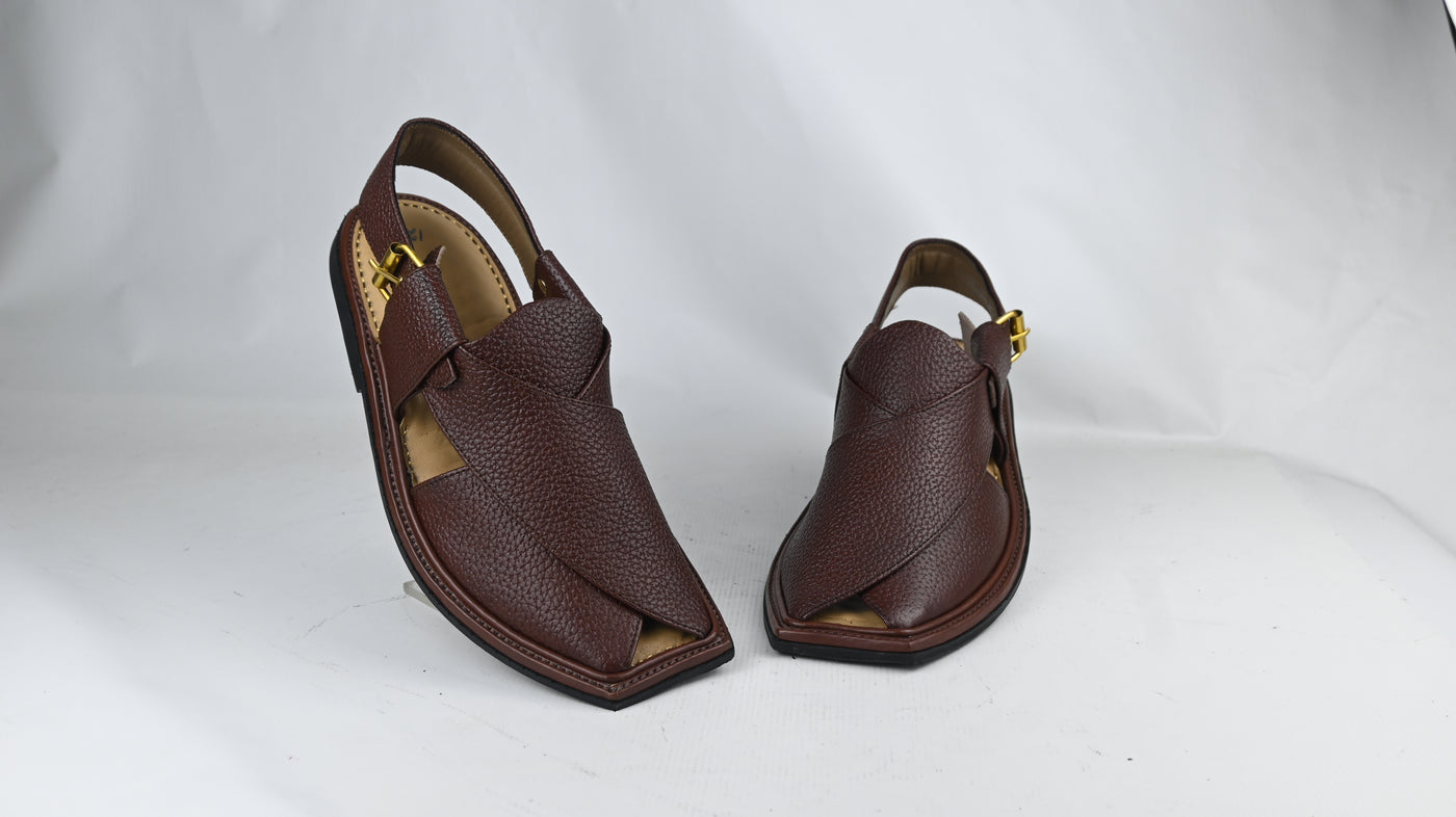 Textured Premium Peshawari Chappal