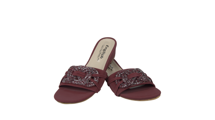 Flat Buckle Strap Slipper
