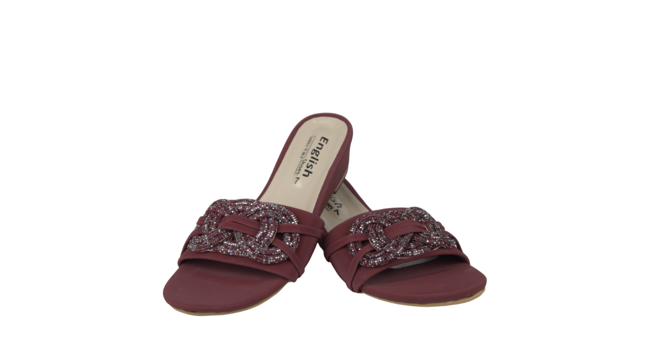 Flat Buckle Strap Slipper
