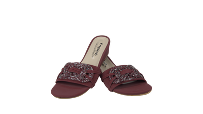 Flat Buckle Strap Slipper