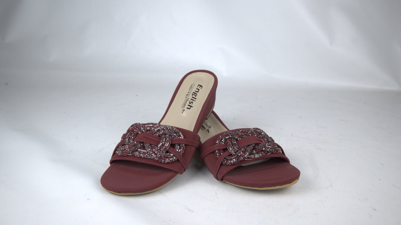 Flat Buckle Strap Slipper