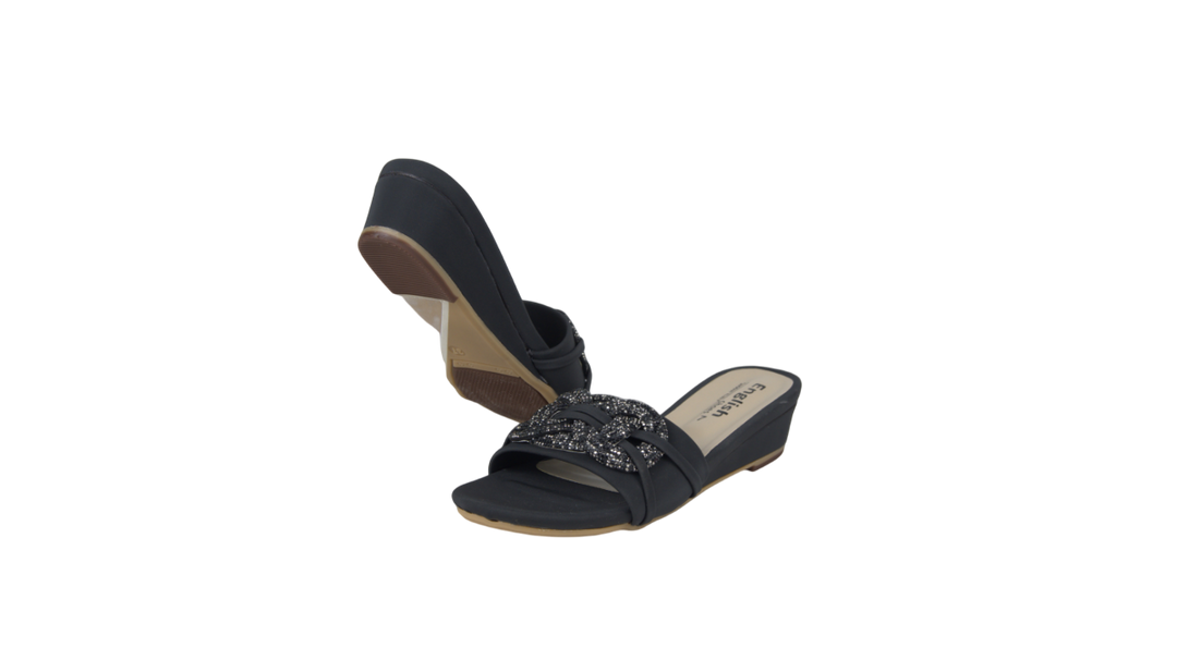 Flat Buckle Strap Slipper