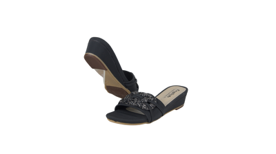 Flat Buckle Strap Slipper