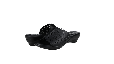 Sienna Cut-Out Wedge Slippers