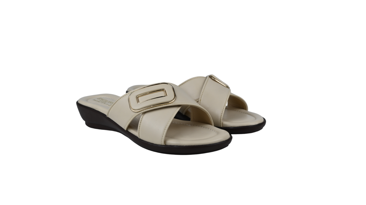Women's Buckle Strap Comfort Slippers