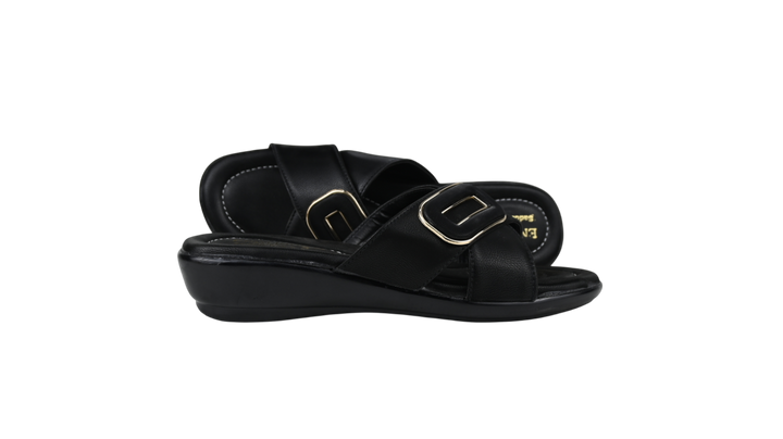 Women's Buckle Strap Comfort Slippers