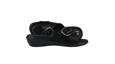 Women's Buckle Strap Comfort Slippers