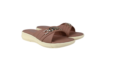 Stylish Cross-Band Comfort Slippers for Women