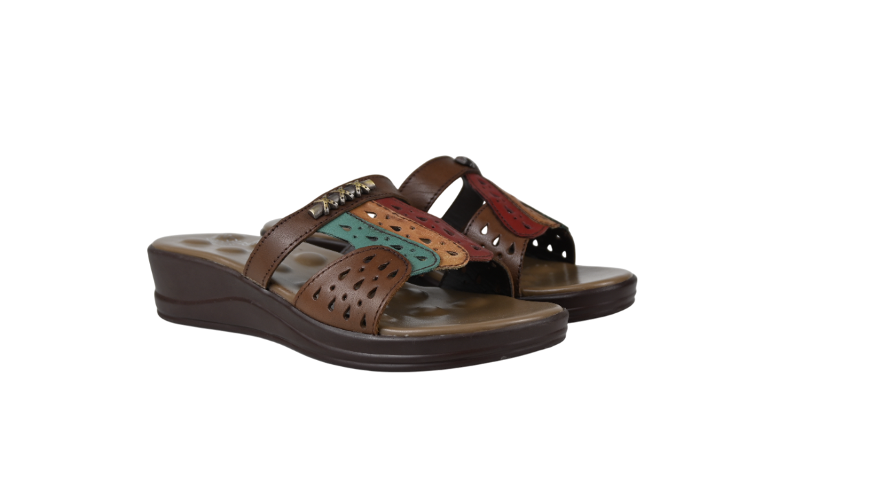 Multi-Color Strap Slippers