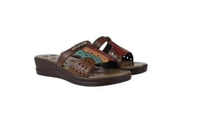 Multi-Color Strap Slippers