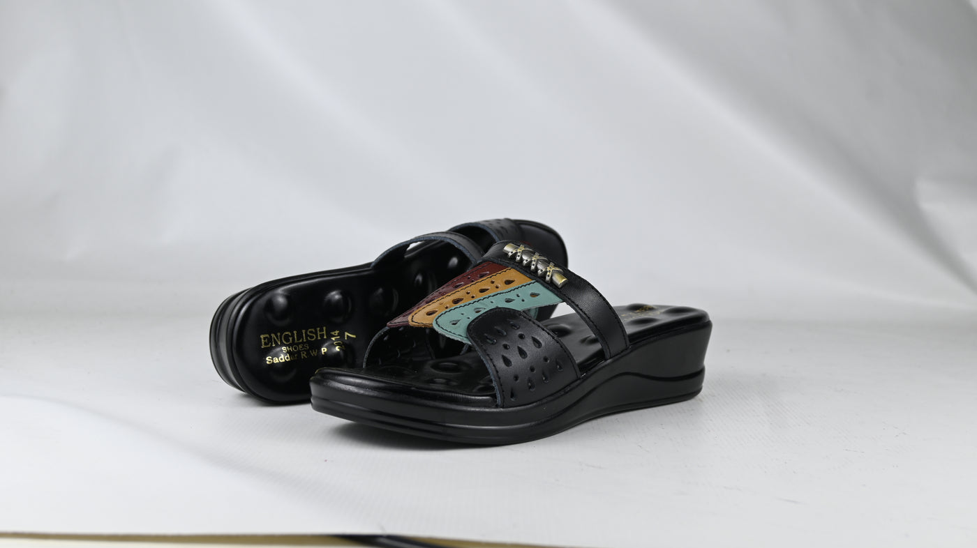 Multi-Color Strap Slippers