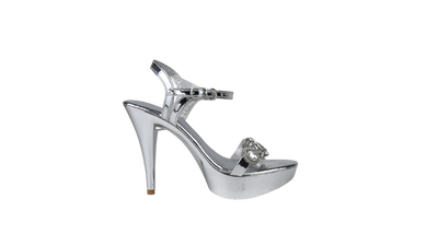 Glittery Braided Platform Heels – Stylish Block Heel Sandals for Women