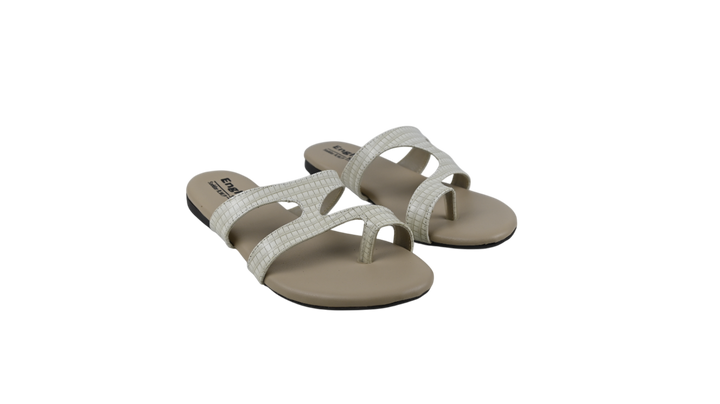 GlossWeave Strappy Slides