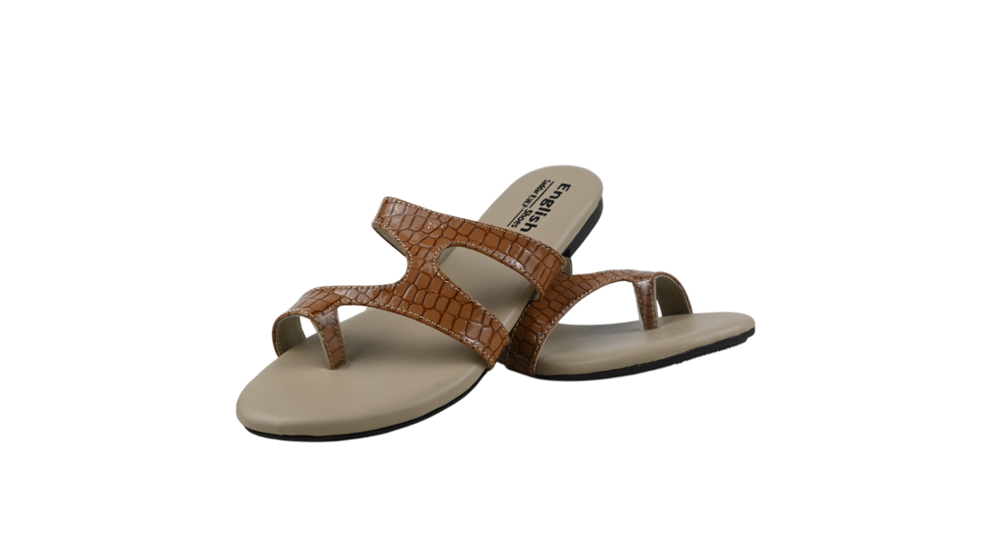 GlossWeave Strappy Slides
