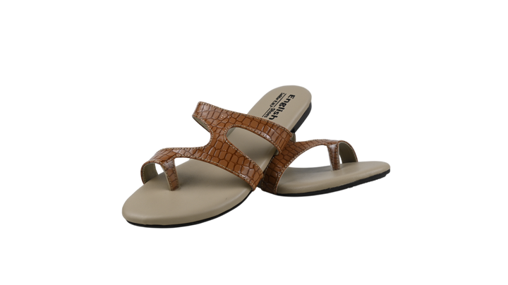 GlossWeave Strappy Slides