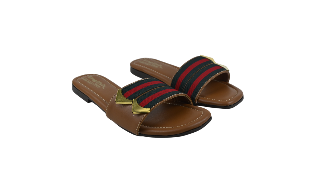 RegalStripe Gold Accent Slides