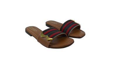 RegalStripe Gold Accent Slides