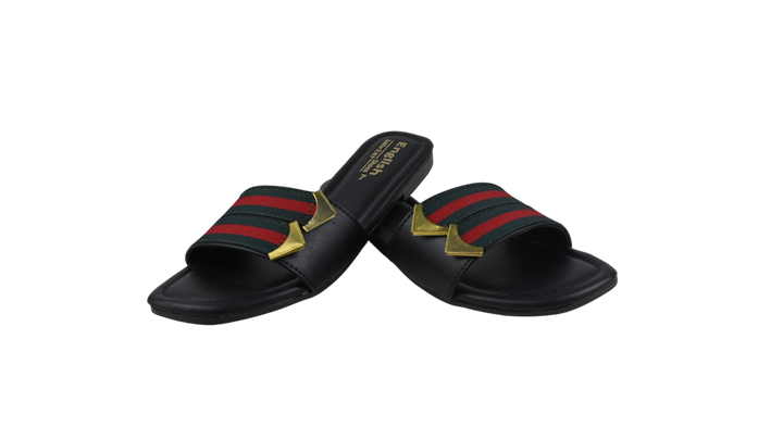 RegalStripe Gold Accent Slides