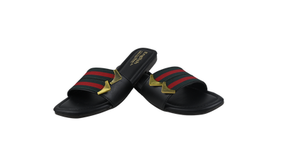 RegalStripe Gold Accent Slides