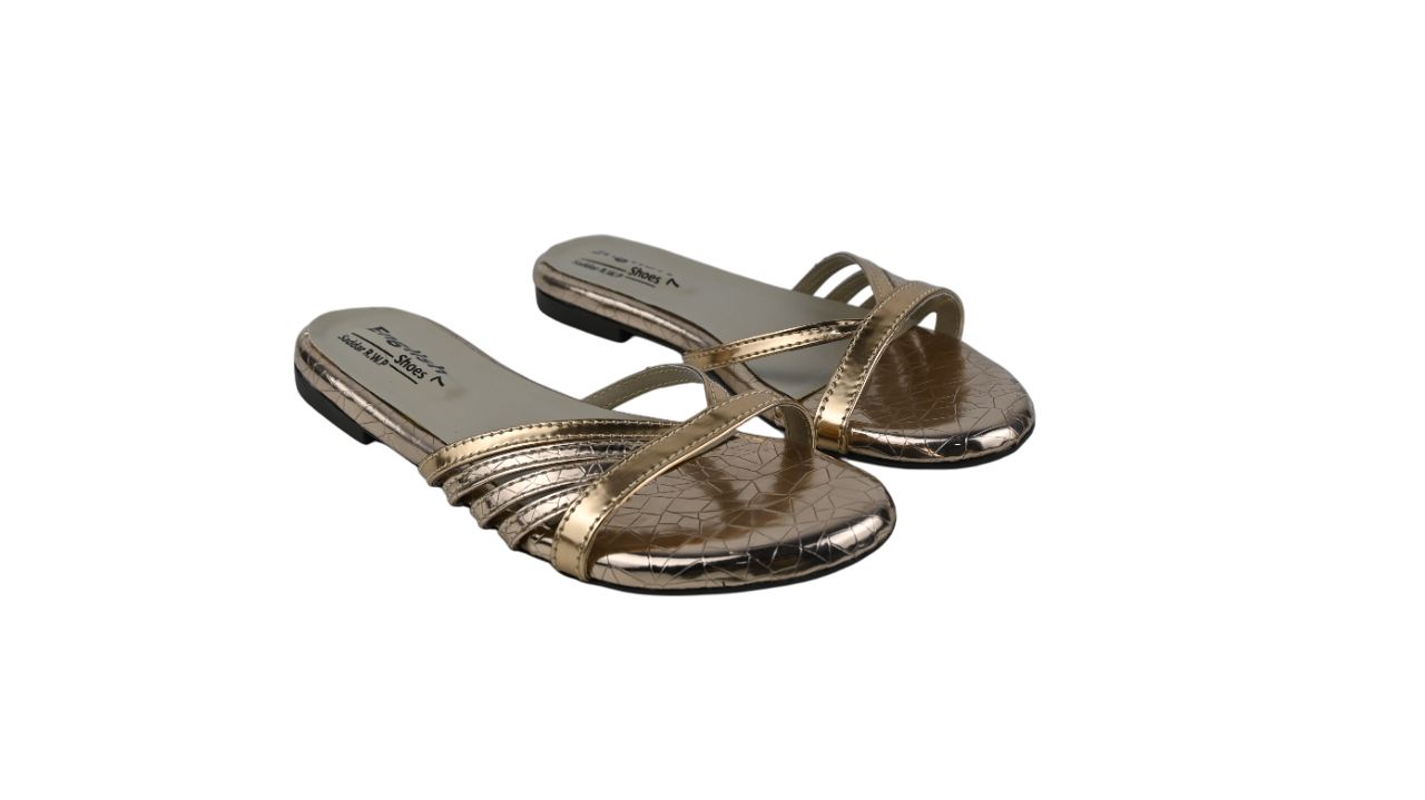 GleamWeave Toe Ring Sandals