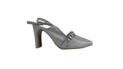 CrystalGleam Slingback Heels